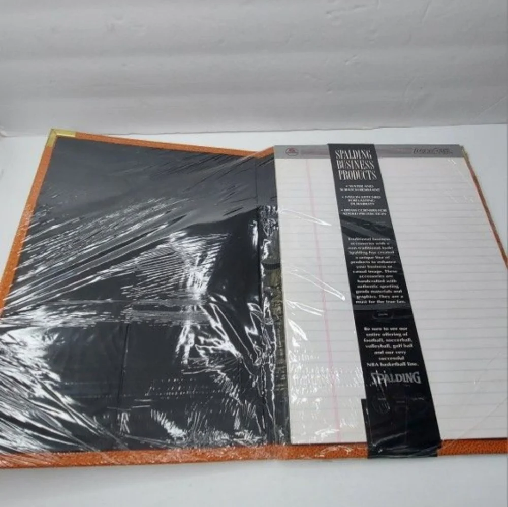 Spalding Basketball Texture Pad Folder Atlanta 1996 Olympics pad, Post Card, Pen